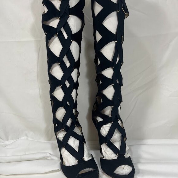 Jimmy Choo - Gladiator Boots - New without box Size 38 EUR - Picture 1 of 12